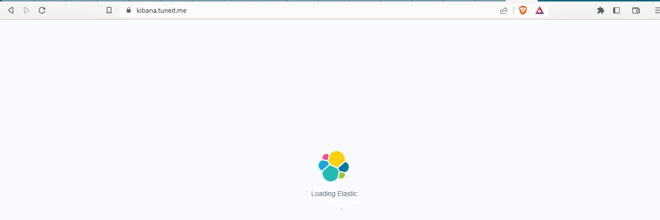 Kibana Page Loading