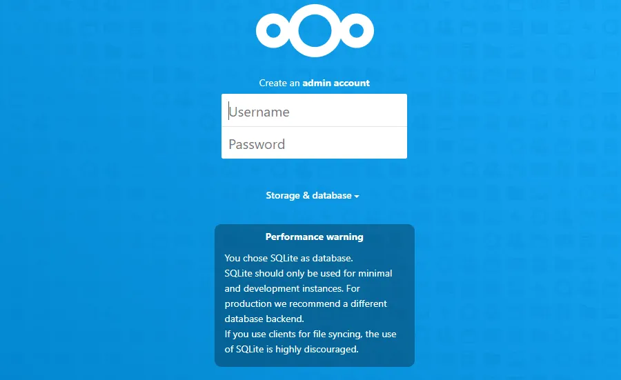 Nextcloud Admin Account