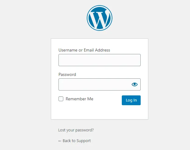 WordPress Login